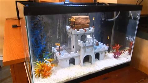 If you prefer to just order the decorations you enjoy the greatest and set them in your tank, do it. Lego castle fish tank! - YouTube