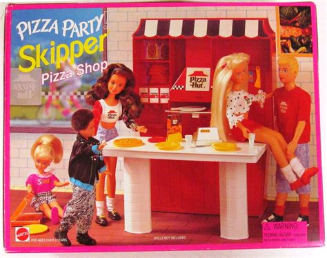 Barbie Pizza Party Skipper Pizza Shop Playset 1995 Arcotoys Mattel