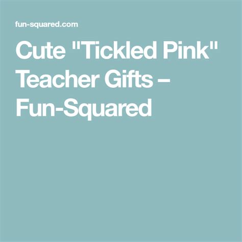 Cute Tickled Pink Teacher Ts Fun Squared Teacher Ts