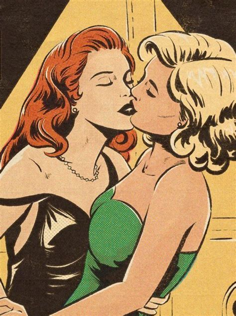 Vintage Lesbian Lesbian Art Cute Lesbian Couples Vintage Comics Vintage Posters Bd Pop Art