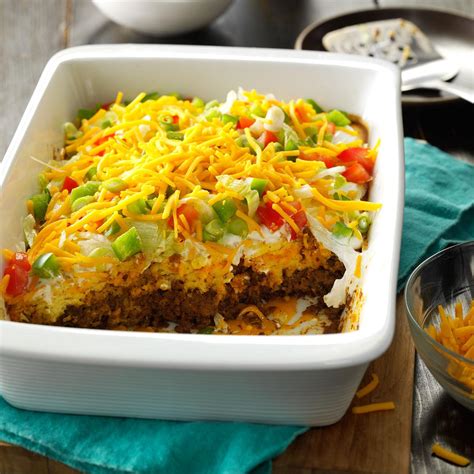 Maybe you would like to learn more about one of these? Potluck Taco Casserole Recipe | Taste of Home