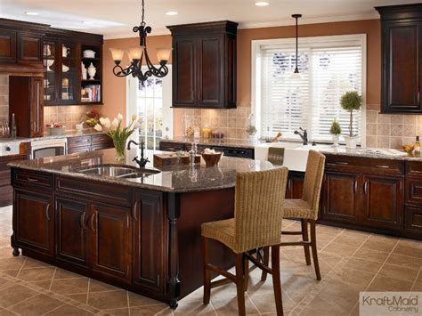From kitchenaid to scanpan, scanpan cookware, scanpan ctx. KraftMaid: Cherry Peppercorn Cabinetry in Ginger with ...