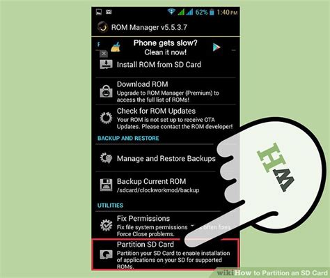 To make the sd card a second after partitioning sd card, you may now follow tips here to extend your android phone storage and internal memory. 3 Ways to Partition an SD Card - wikiHow