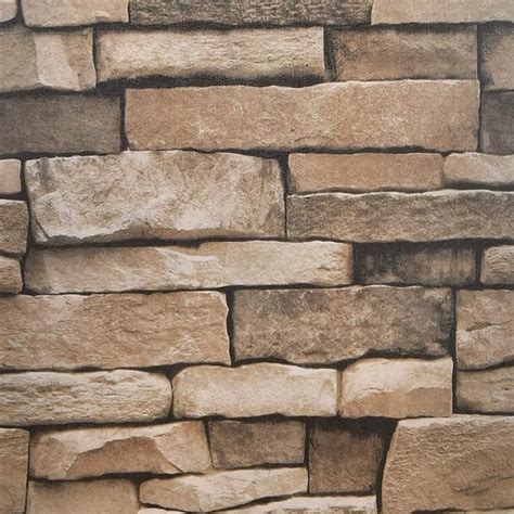 Melwod 1771 X 118 Stone Wallpaper Faux Textured Stone Wallpaper Look