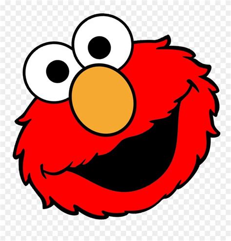 Download hd Elmo Face Clipart and use the free clipart for your