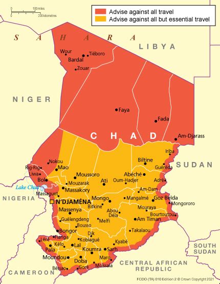 Safety And Security Chad Travel Advice Govuk