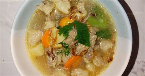 Resep Sop Daging Sapi Dan Tetelan Bumbu Simpel Dan Mudah Oleh Teh