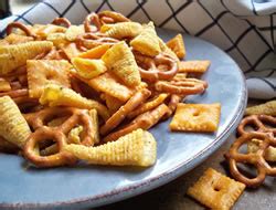 What i didn't like was that its pretty bland. Ranch Snack Mix Recipe - RecipeTips.com