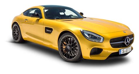 Download Yellow Mercedes Amg Gt Solarbeam Car Png Image For Free