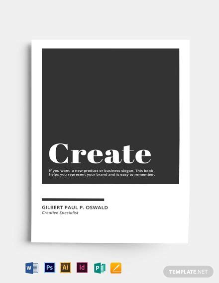 Create Space Book Cover Template Illustrator Indesign Word Apple