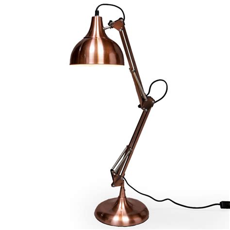 Vintage Copper Traditional Large Desk Lamp Online From Homesdirect365