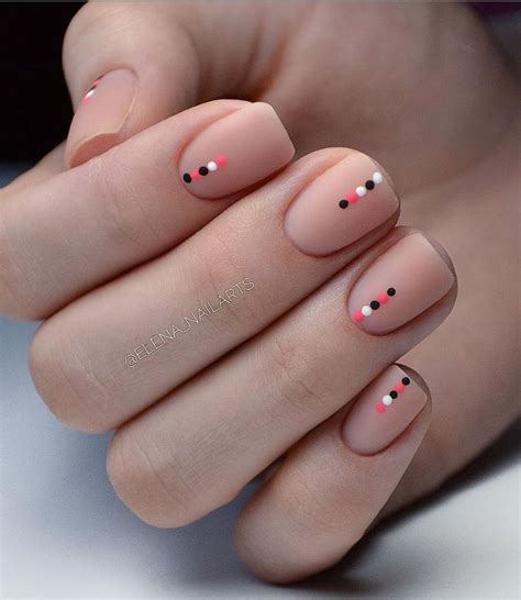 100 Hottest Acrylic Square Nails Design For Short Nails Coffin Dots