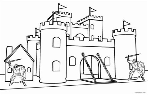 Printable Castle Coloring Pages For Kids Cool2bkids