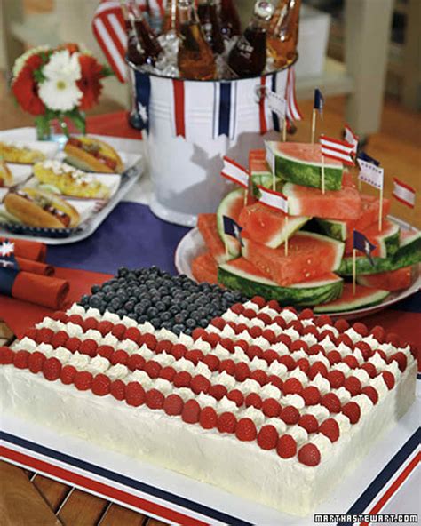 Flag Sheet Cake Recipe And Video Martha Stewart