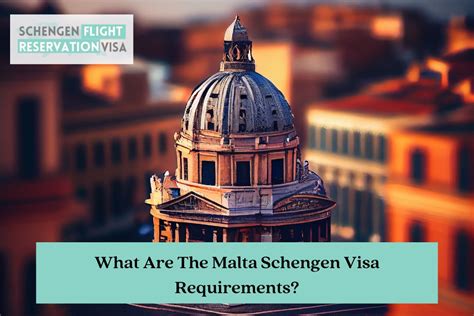 Malta Schengen Visa Requirements Sfrv Travels