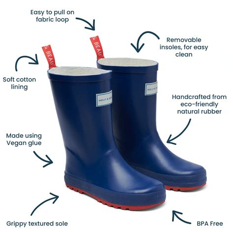 Navy Hunter Rain Boots