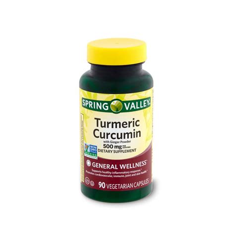 Spring Valley Turmeric Curcumin With Ginger Powder 500mg