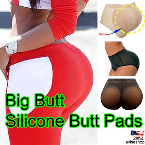 1pair Silicone Butt Pads Buttocks Enhancers Inserts Pushup Pad Removable Panties Womens Clothing