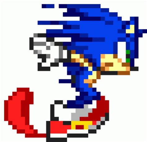 Sonic Running Animated Gif