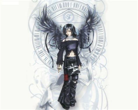 Female Dark Angel Abraxsis Angel Anime Dark Fantasy Female Girl