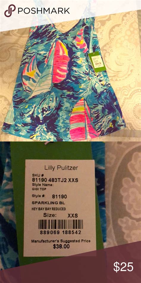 Lilly Pulitzer Tank Lilly Pulitzer Lillies Lilly Pulitzer Tops