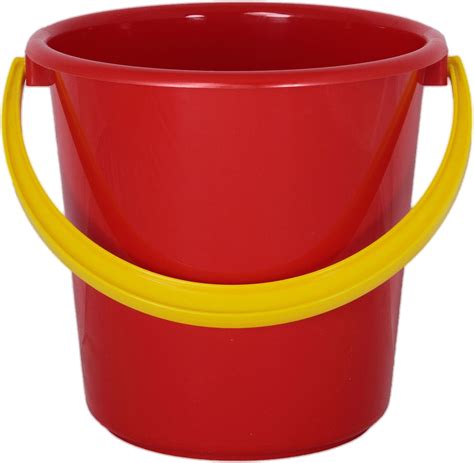 Plastic Red Bucket Png Image