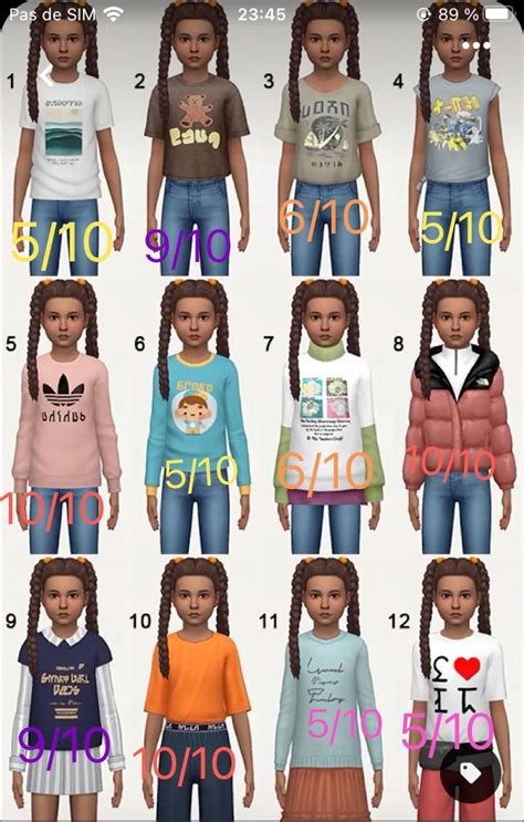 The Sims 4 Kids Body Presets Artofit