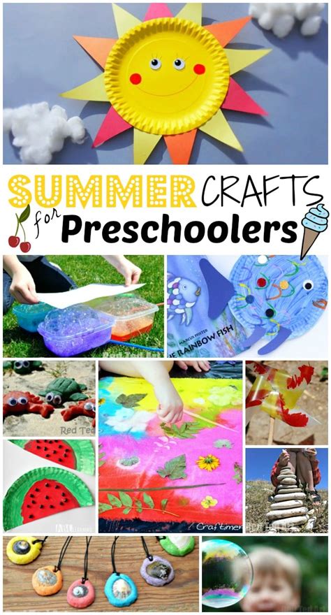 47 Summer Crafts For Preschoolers To Make This Summer Red Ted Arts Blog