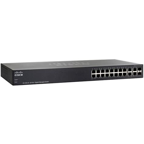 სვიჩი Cisco Srw2016 K9 Eu Sg 300 20 20 Port Gigabit Managed Switch