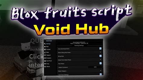 Blox Fruits Script Void Hub Youtube