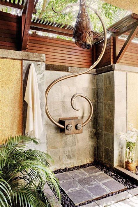Outdoor Shower Enclosure Ideas Artistic Design Outdoor Shower Granite