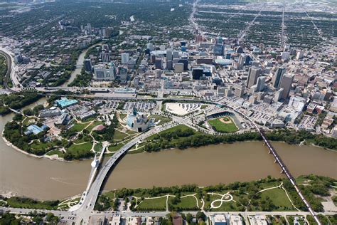 Aerial Photo | Winnipeg Skyline 2015