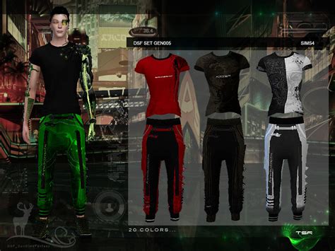 The Sims Resource Dsf Set Gen005 Pant