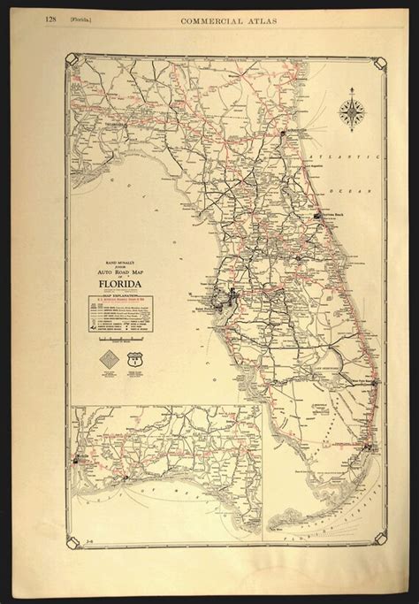 Detailed Highway Detailed Road Map Of Florida