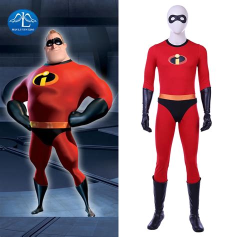 2018 New The Incredibles 2 Cosplay Costume Credible Bob Parr