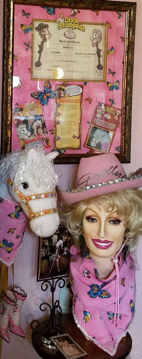 Dolly Partons Stampede Custom One Of A Kind Stick Horse Dolly