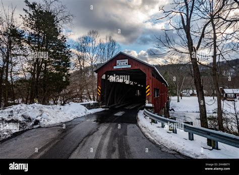 Rices Covered Bridge Over Sherman Creek Perry County Pennsylvania