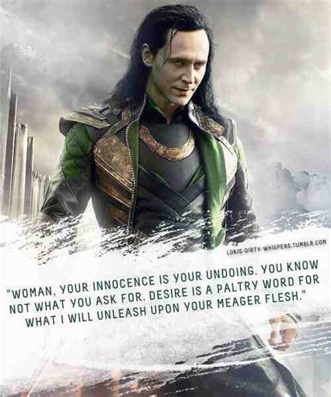 Loki Whispers Innocence Loki Whispers Loki Imagines Tom