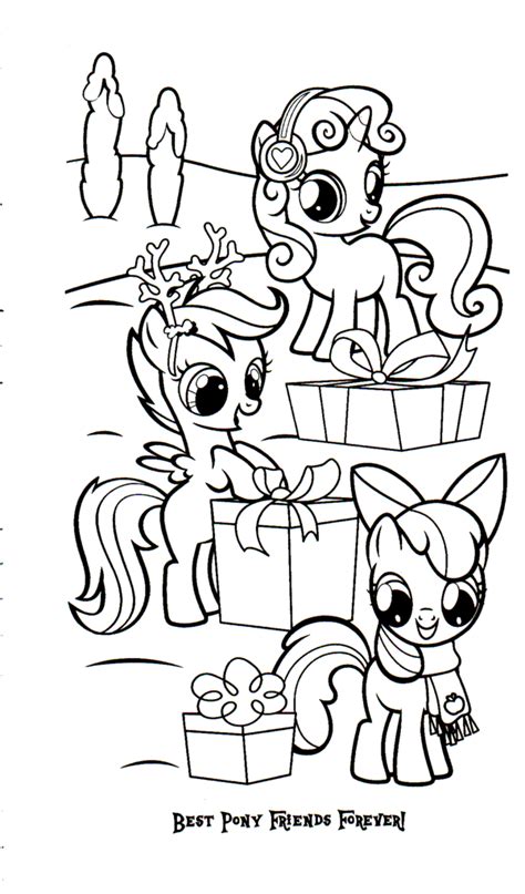 My Little Pony Friendship Is Magic Cutie Mark Crusaders Coloring Pages