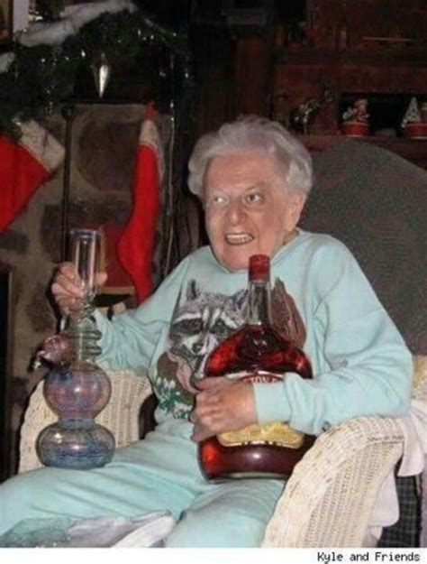My Grandma What A Bigbong You Have Funny Old People Funny People Crazy People