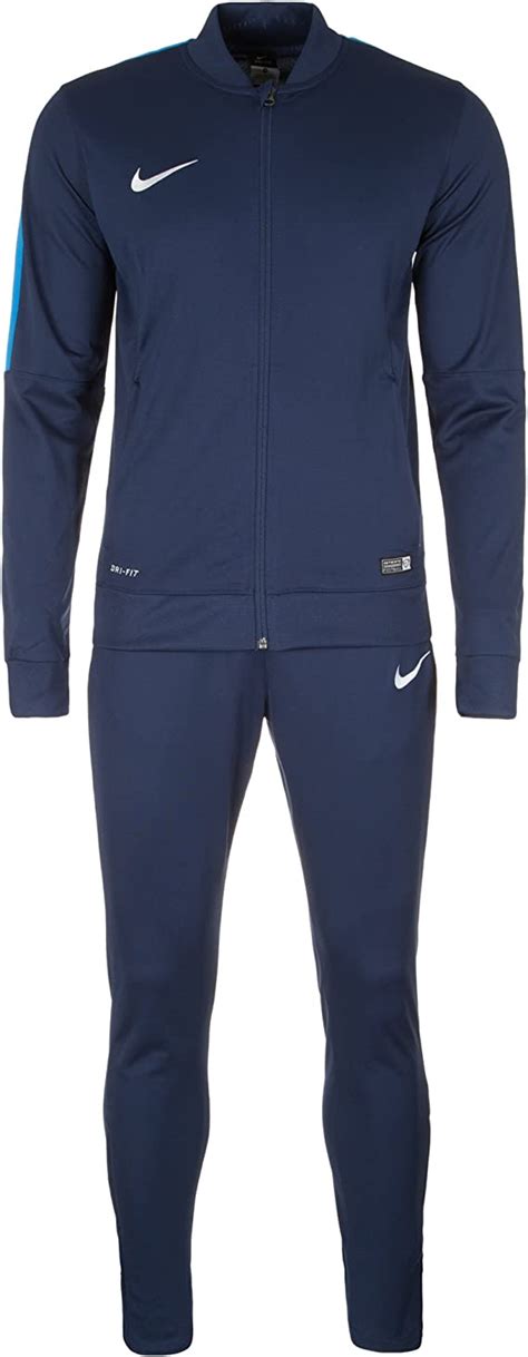 Nike Mens Academy Sideline Knit Warm Up Training Suit Midnight Navy