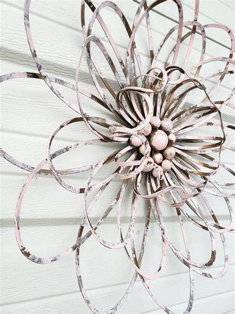 large metal flower wall art mural wall