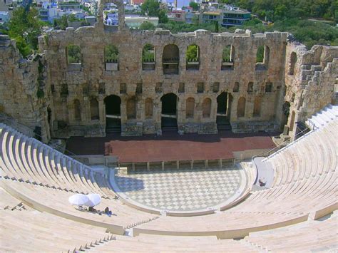 Teatro De Dionisio El Teatro Nació En Atenas Grecia Entre Los Siglos