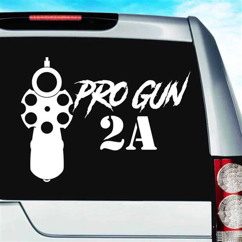 Pro Gun Second Amendment 2a Vinyl Car Truck Window Decal Sticker