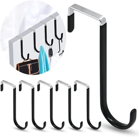 Amazon.com: Over The Door Hooks-6 Pack, Door Hangers Hooks Heavy Duty