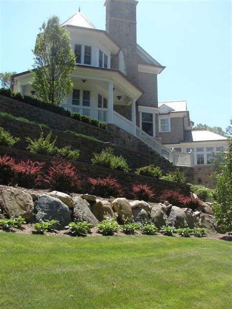 Landscape On A Hill Design Ideas Pictures Remodel And Decor