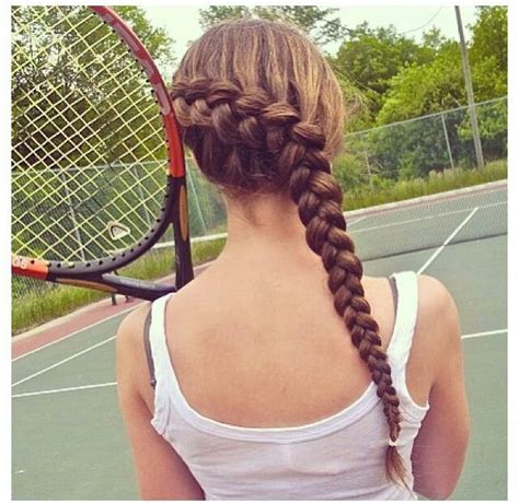 Even if you tend to ignore the act of most limitless hairstyling possibilities, almost all hairstyle trends are based on long hair. braided sport hair | Sporty hairstyles