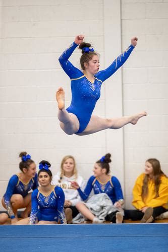 Grand Ledge High School Girls Varsity Gymnastics Winter 2019 2020 Photo