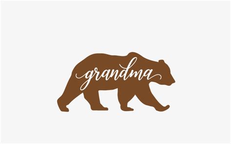 Download Grandma Bear Svg Cuts Scrapbook Cut File Cute Clipart - Baby