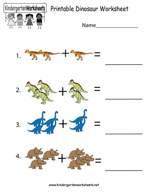 10 Little Dinosaurs Worksheet Count Circle Super Simple Dinosaur Sp